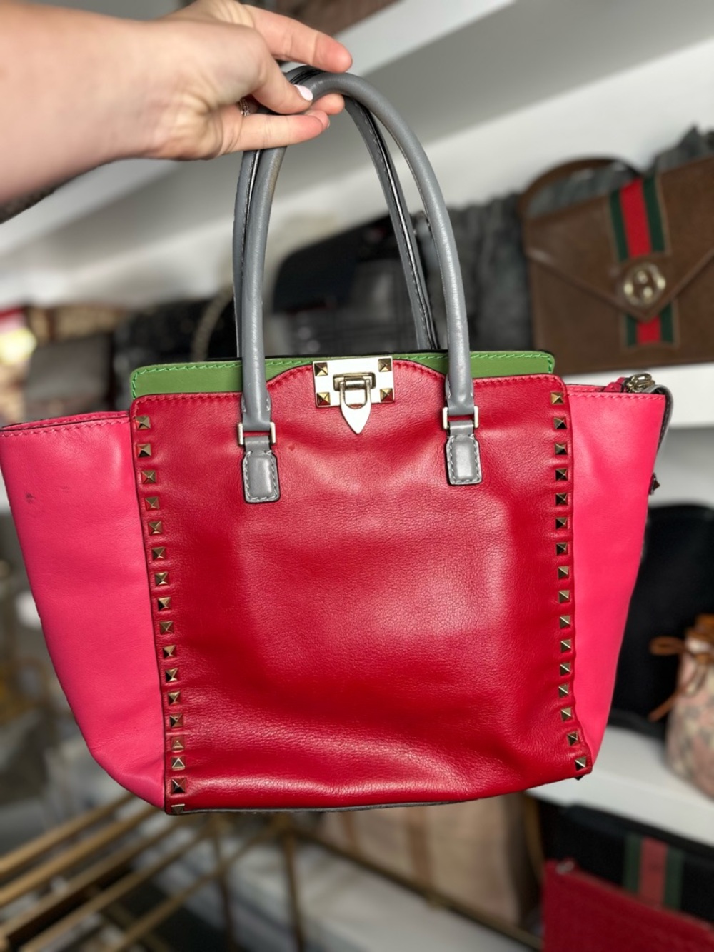 VALENTINO COLOR BLOCK BAG